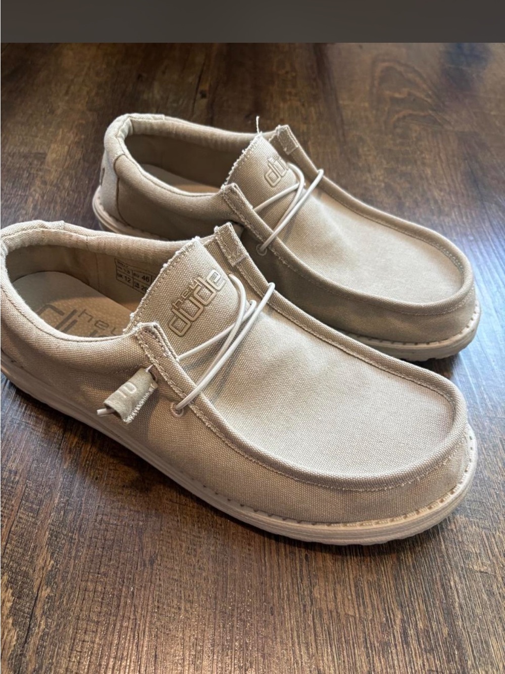 Hey Dude Casual Slip-On Loafers in Light Tan
